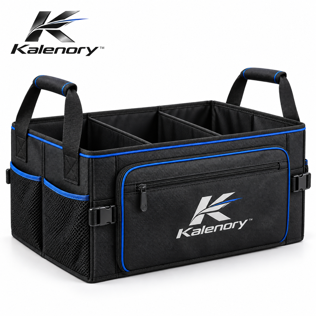 Kalenory™ Foldable Car Trunk Storage Bag – Large-Capacity Collapsible Cargo Organizer with Multi-Pocket Design