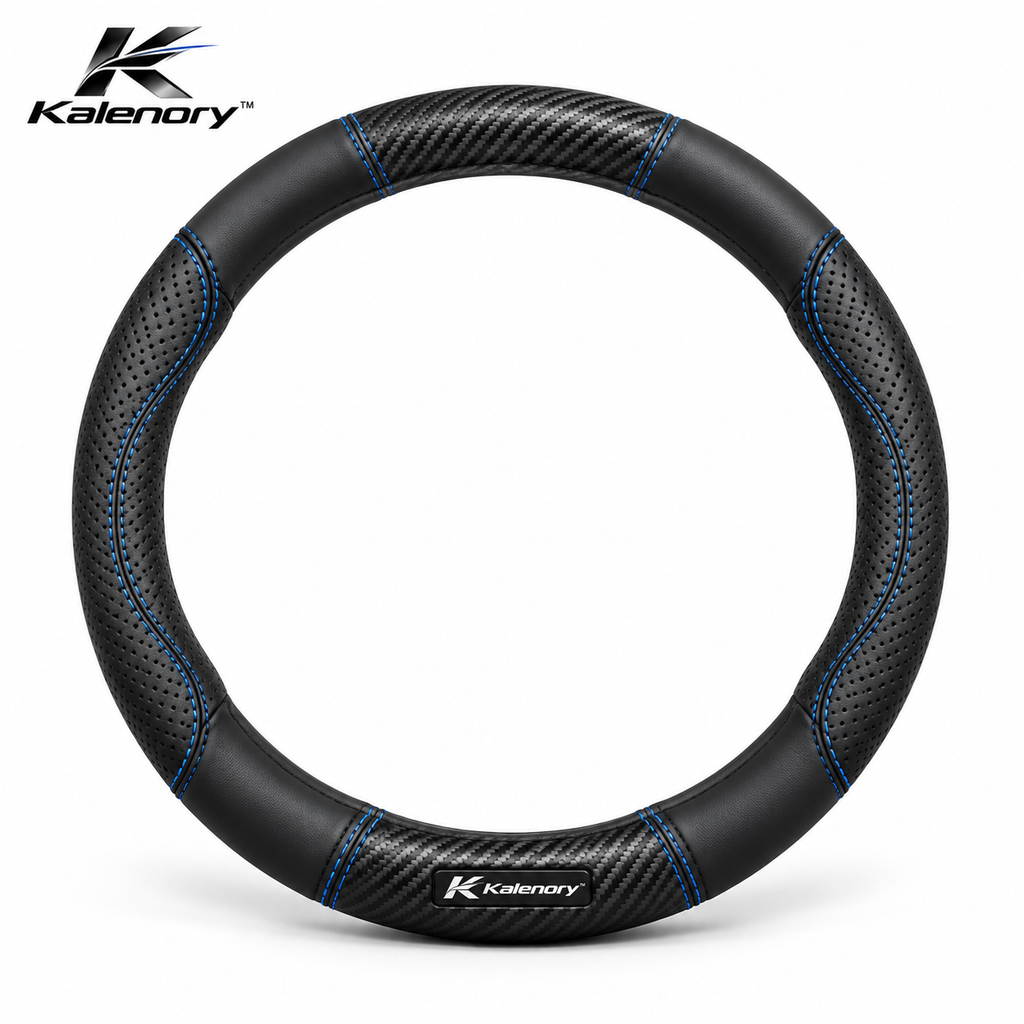 Kalenory™ Comfort-Grip Steering Wheel Cover – Non-Slip All-Season Protective Wrap for Cars, SUVs & Daily Driving